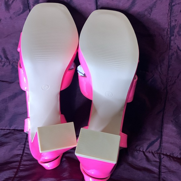 Elisabet Tang Chunky Platform Heeled Sandals for Women Sexy Square Toe Heels NWT - Picture 12 of 15